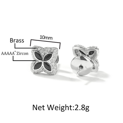Clover stud earrings