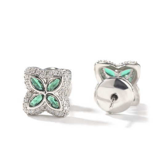 Clover stud earrings
