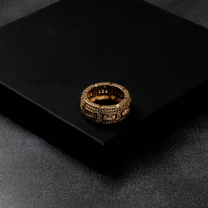 Iced Chunk Ring