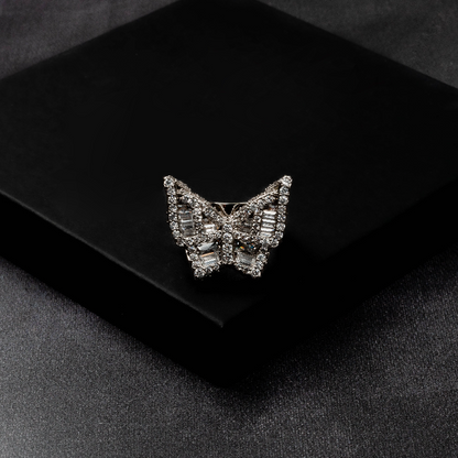 Iced Butterfly Ring