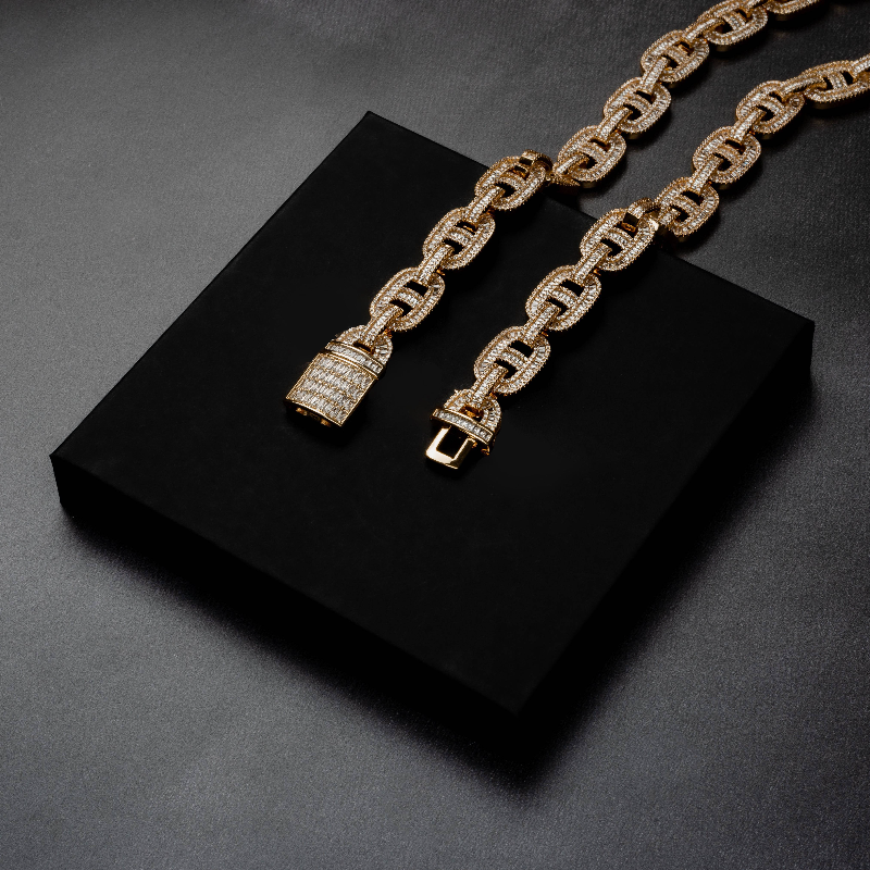 14mm Mariner Baguette Chain