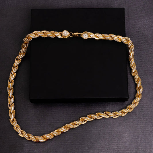 9mm Iced Rope Chain