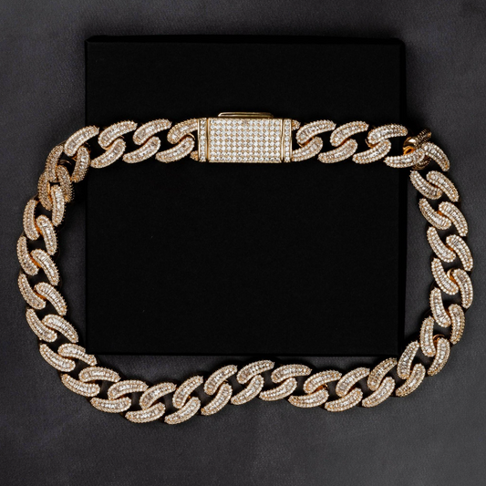18mm Baguette Miami Cuban Chain