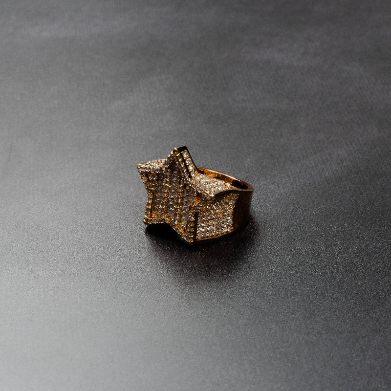 Iced Star Ring