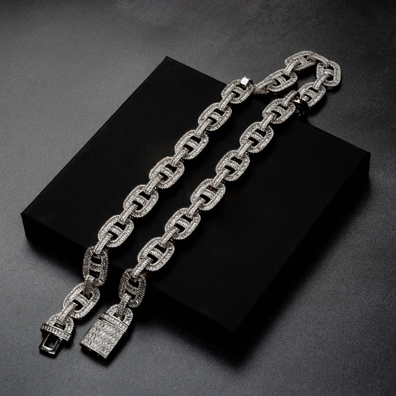 14mm Mariner Baguette Chain