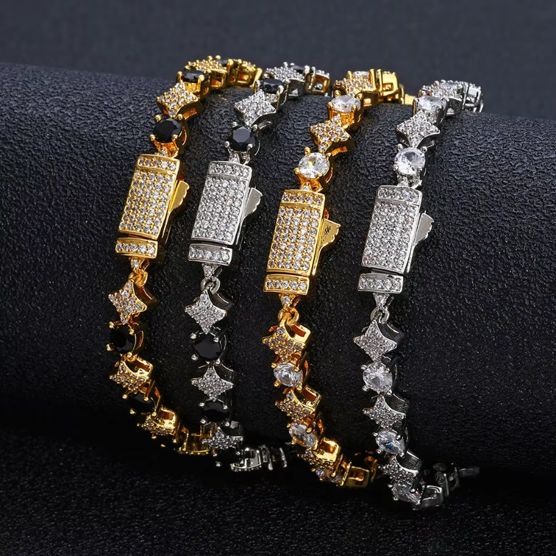 6mm Sparkling Diamond Tennis Chain