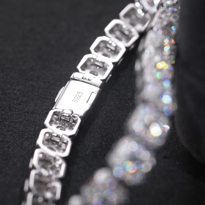6mm Pyroxene Halo Tennis Bracelet