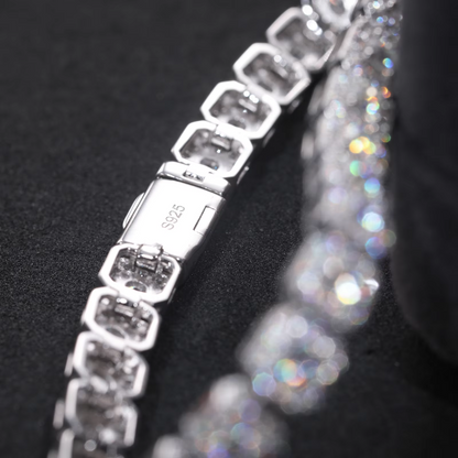 6mm Pyroxene Halo Tennis Bracelet