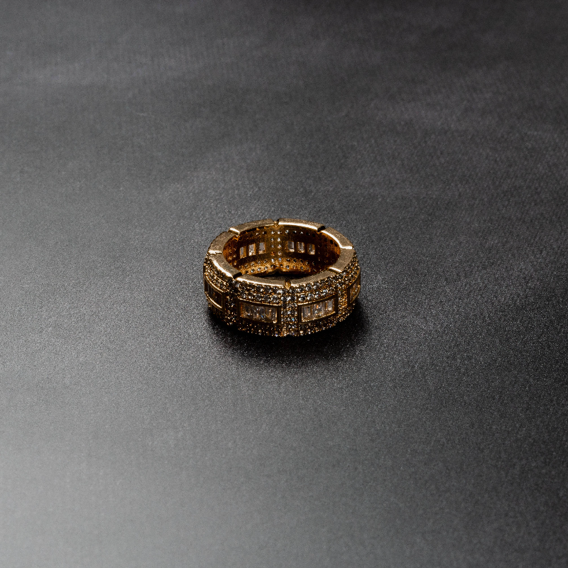 Iced Chunk Ring
