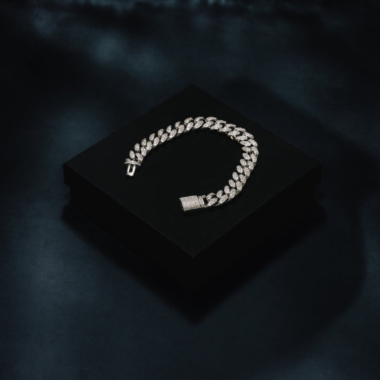 12mm Box Clasp Cuban Bracelet