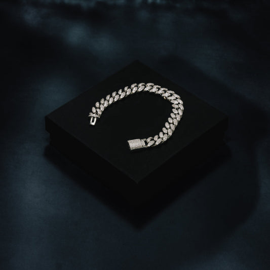 12mm Box Clasp Cuban Bracelet