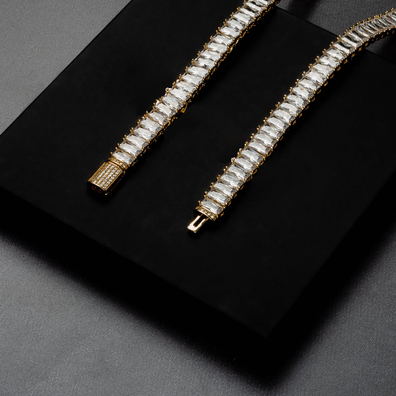 9mm Baguette Chain