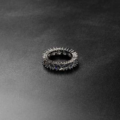 Iced Baguette Ring