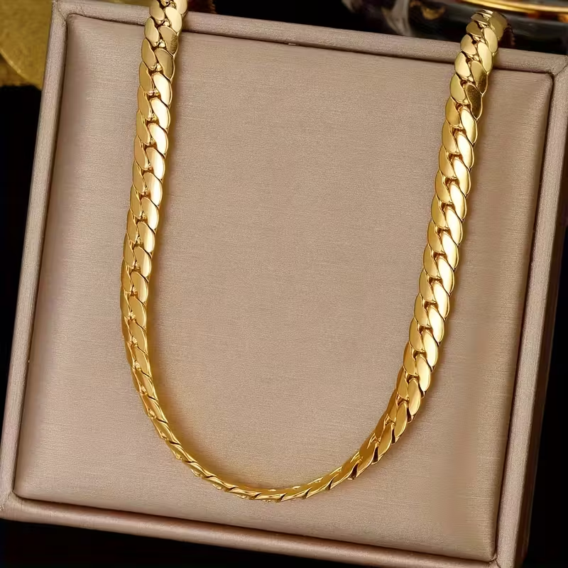 18K plated stainless steel chain