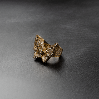 Iced Butterfly Ring