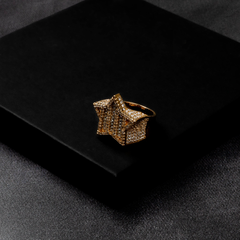 Iced Star Ring