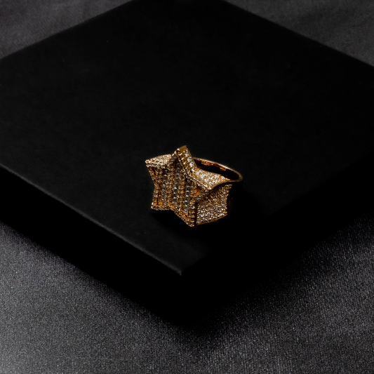 Iced Star Ring
