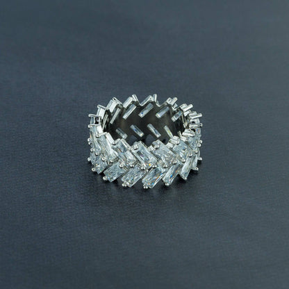 2 Row Baguette Ring