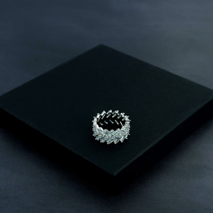 2 Row Baguette Ring