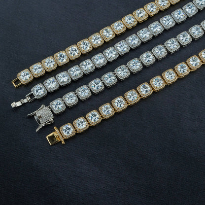 10mm Tennis Chain & Bracelet Bundle