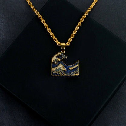Iced Wave Pendant