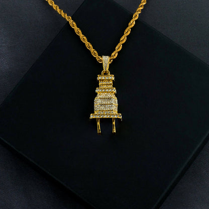 Iced Plug Pendant
