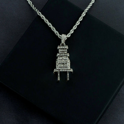 Iced Plug Pendant