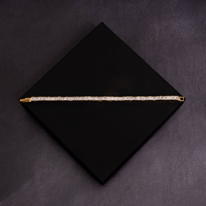 5mm Square Cut Tennis Bracelet