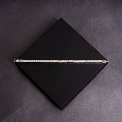 5mm Square Cut Tennis Bracelet