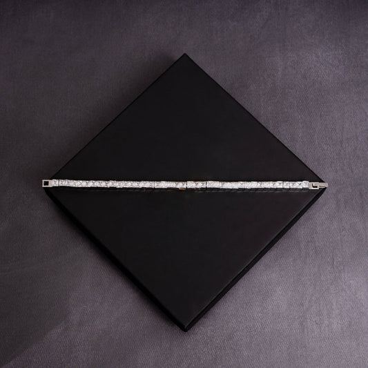 5mm Square Cut Tennis Bracelet