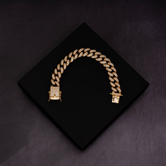 ICERIME 14mm Iced Cuban Bracelet