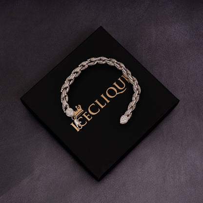 9mm Iced Rope Bracelet