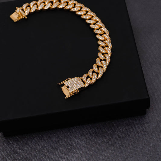 ICERIME 14mm Iced Cuban Bracelet