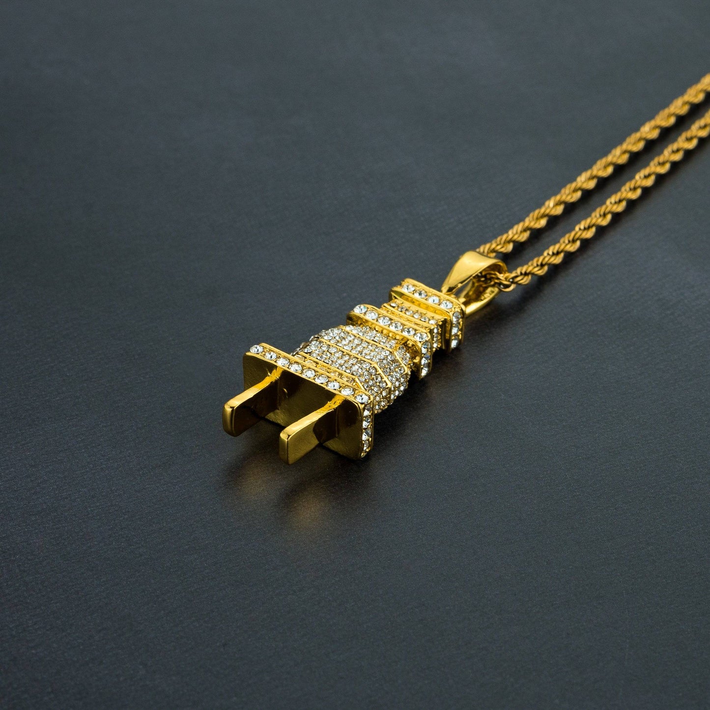 Iced Plug Pendant