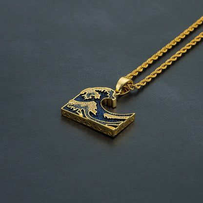 Iced Wave Pendant