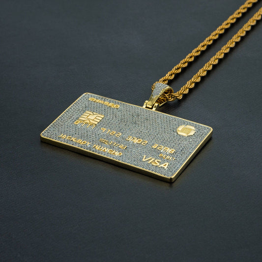 Iced Credit Card Pendant