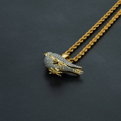 Iced Pigeon Pendant