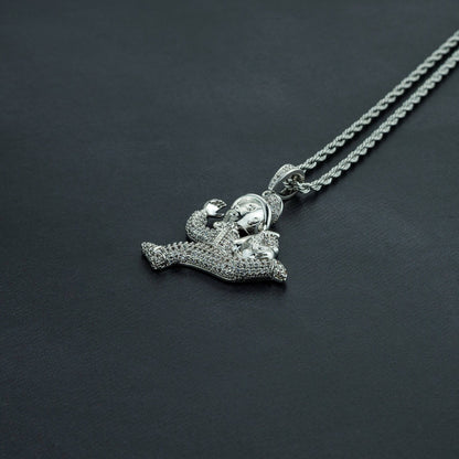 Iced  Money Dash Pendant