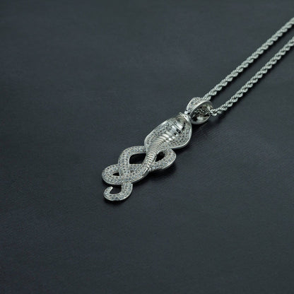 Iced Cobra Pendant