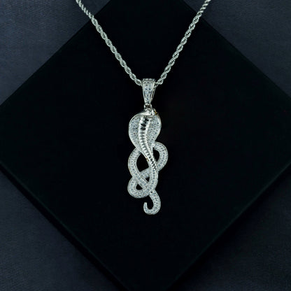 Iced Cobra Pendant