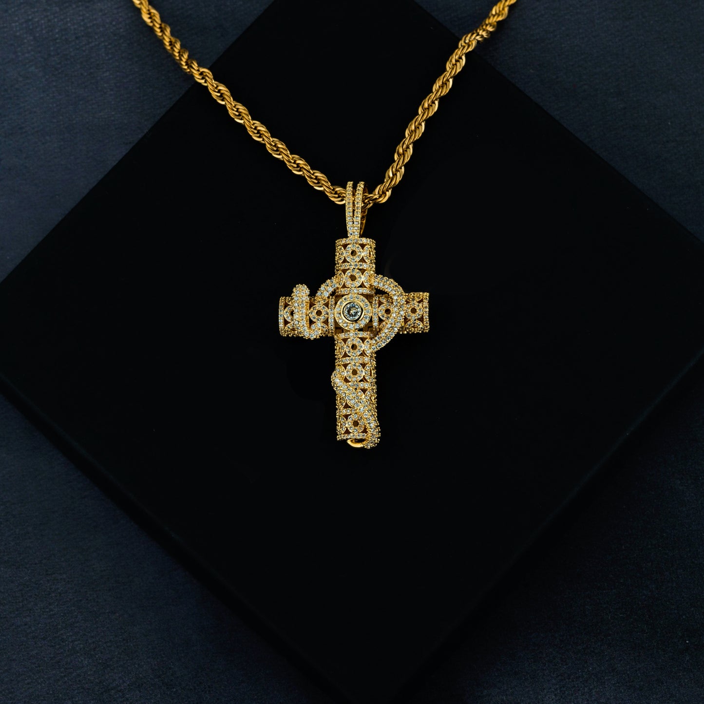 Snake Cross Pendant