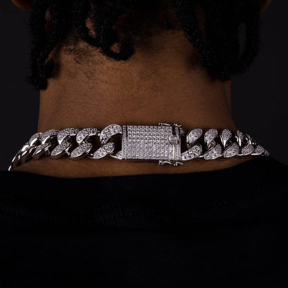 20mm Premium Iced Cuban Chain