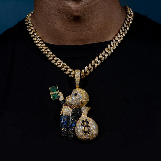 MoneyBoy Iced Pendant