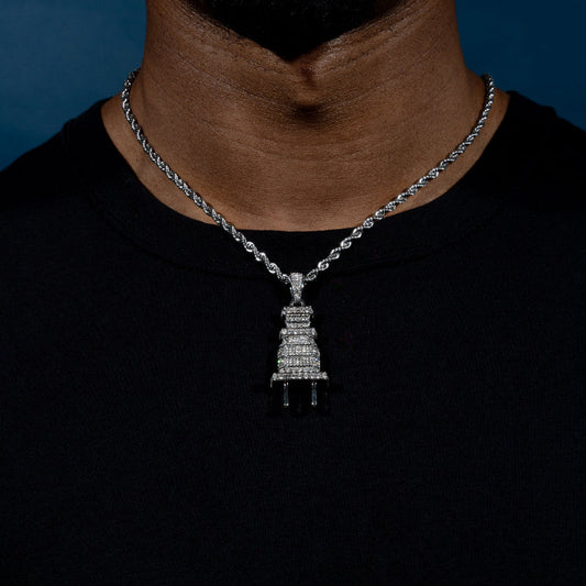 Iced Plug Pendant