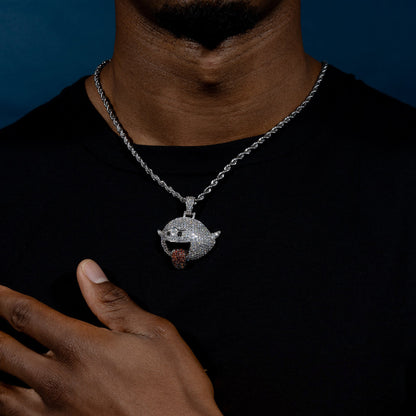 Iced Ghost Pendant