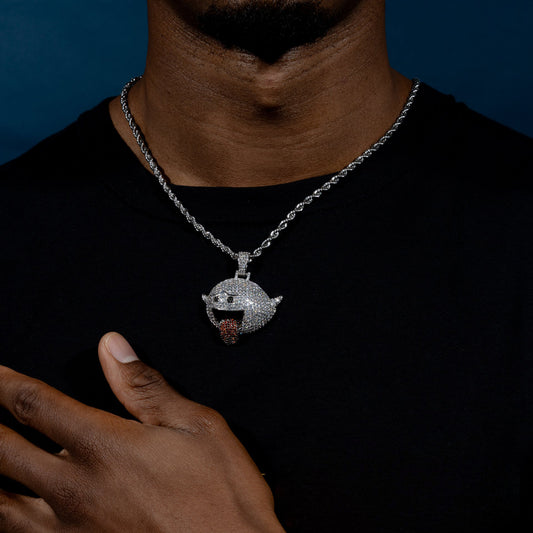 Iced Ghost Pendant