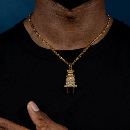 Iced Plug Pendant