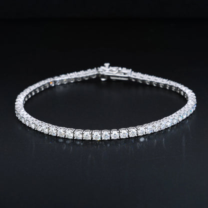 2mm-6mm VVS Moissanite Diamond Tennis Bracelet