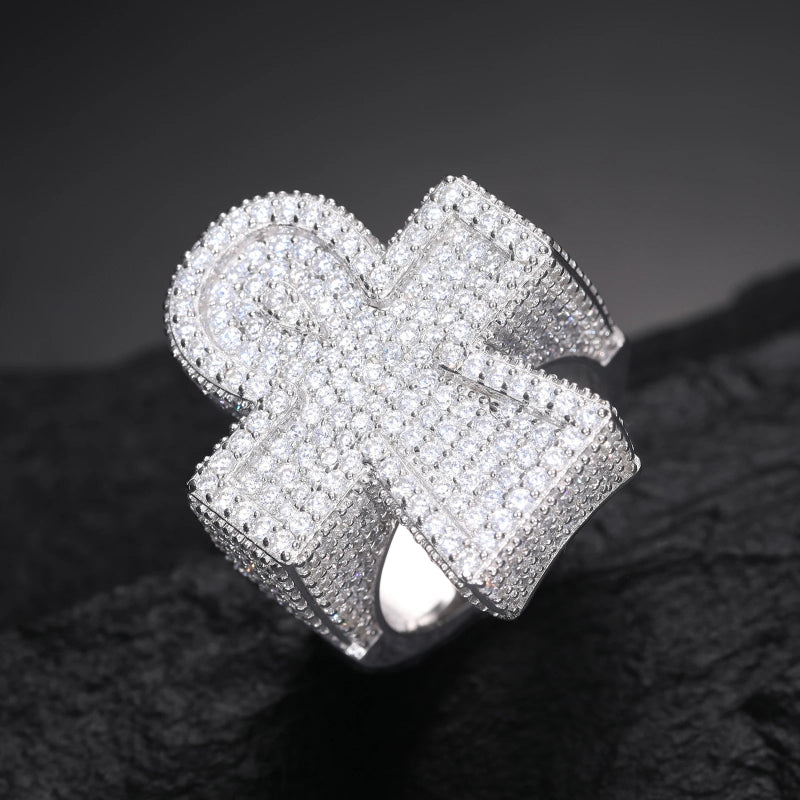 VVS Diamond Icy Crystal Cross Ring
