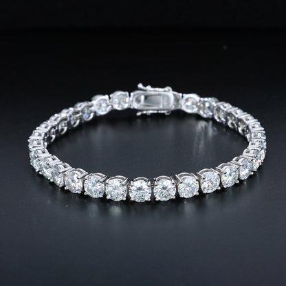 2mm-6mm VVS Moissanite Diamond Tennis Bracelet